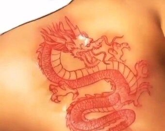 Dragon Tattoo Etsy