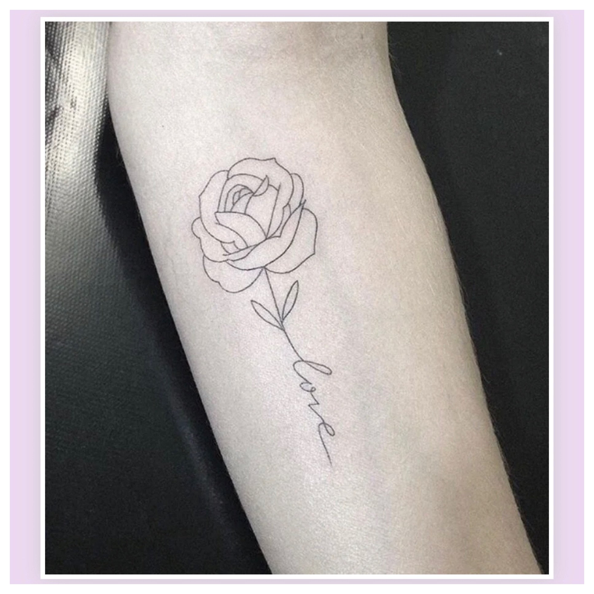 21 Tattoo Studio - Simple Rose Line n Shades Only. #rosetattoo  #simpletattoo #simplerosetattoo #lineart #tattooformen #tattooforgirls  #tattoosforwomen #21tattoostudio #jasongeorge21 #minimalrosetattoo |  Facebook