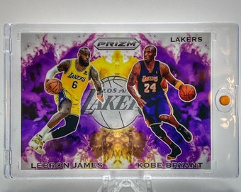 2023-24 Lebron James and  Kobe Bryant Color Blast Variation Chrome