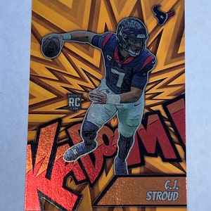 2023 CJ Stroud Gold Kaboom Foil Rookie Card image 3