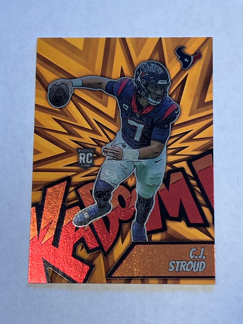 2023 CJ Stroud Gold Kaboom Foil Rookie Card image 3