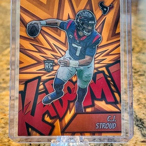 2023 CJ Stroud Gold Kaboom Foil Rookie Card image 1