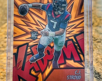 2023 CJ Stroud Gold Kaboom Foil Rookie Card