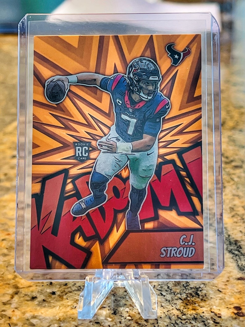 2023 CJ Stroud Gold Kaboom Foil Rookie Card image 1