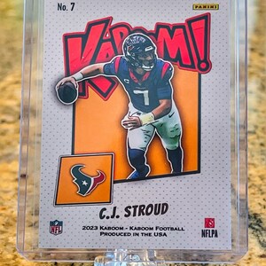 2023 CJ Stroud Gold Kaboom Foil Rookie Card image 2