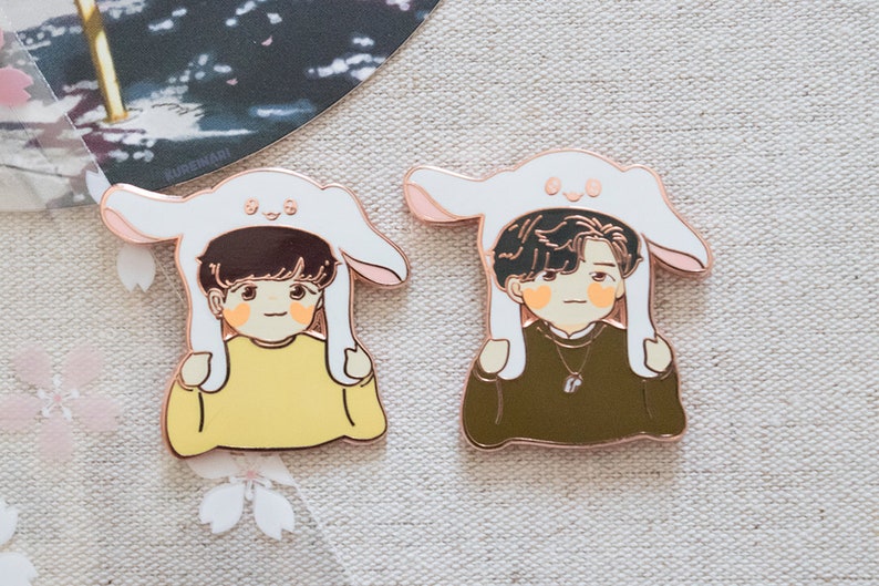 BTS - Bunny Hat Series Enamel Pin