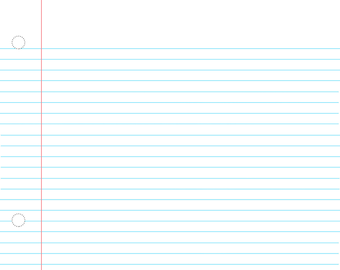 College Ruled Paper Etsy