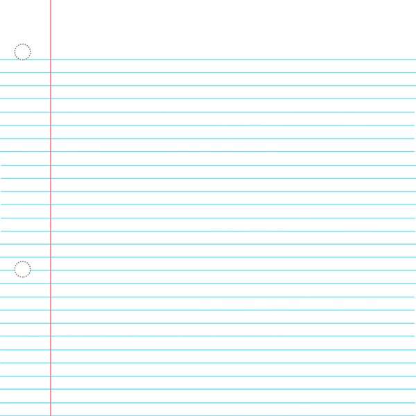 primary writing paper with dotted lines College Lined paper (with markings for hole punching)