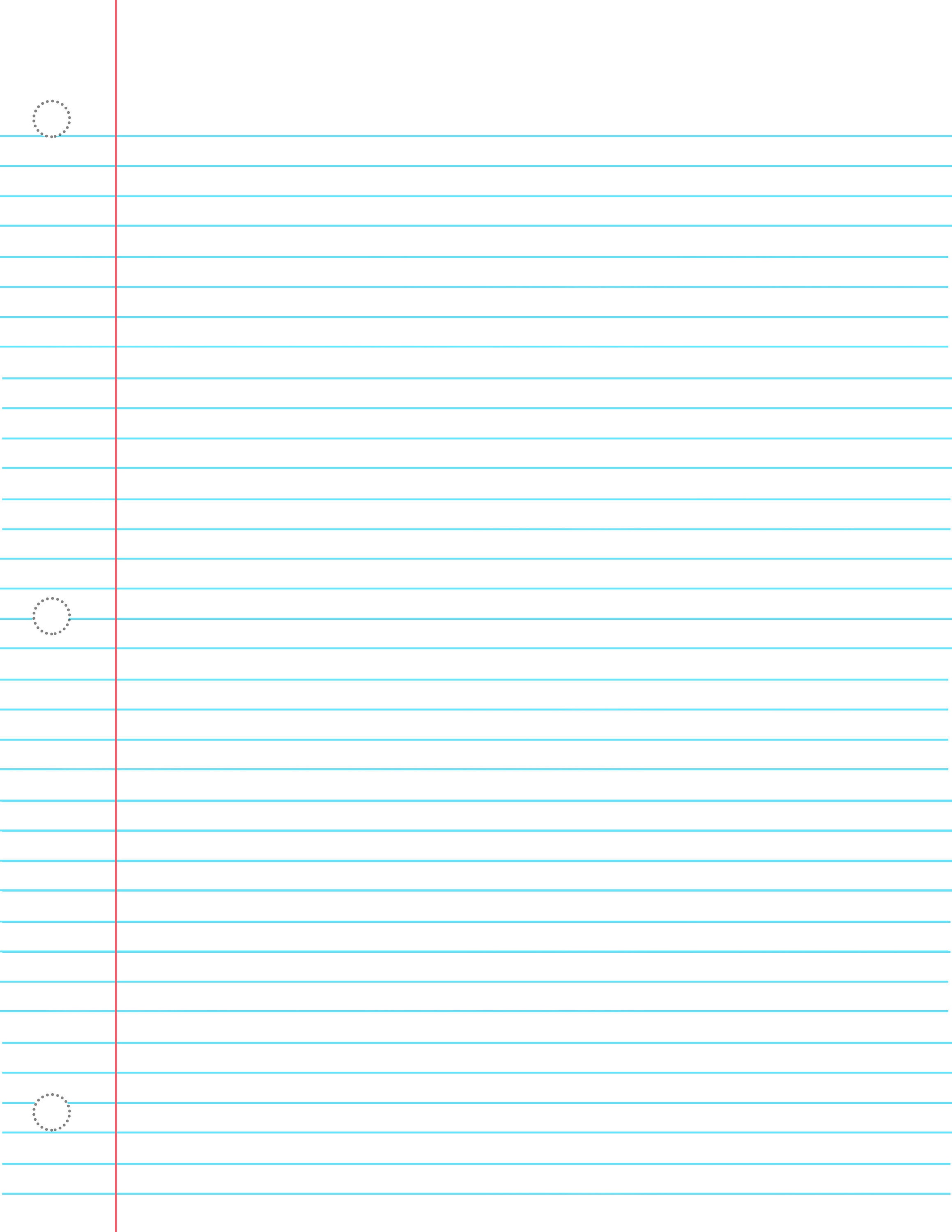 College ruled paper deals