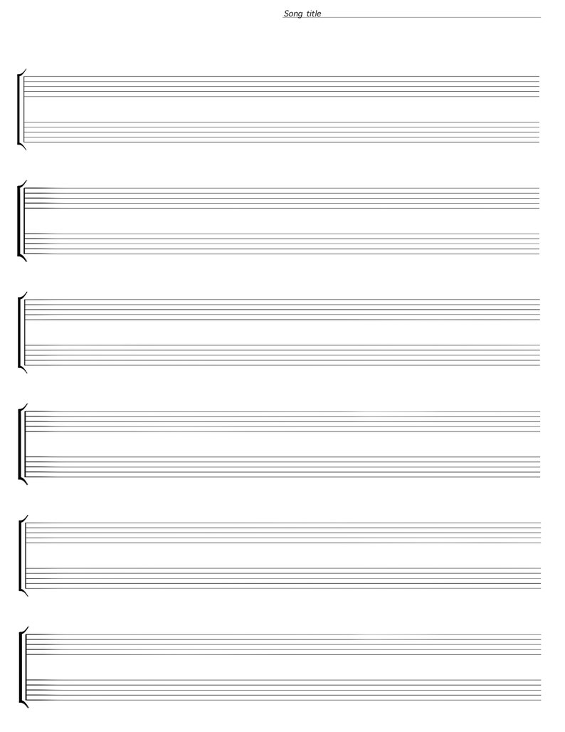 Staff Paper for Duets, Sheet Music Refill Etsy