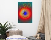 Leo Zodiac Poster - Majestic Pride Wall Art Print