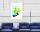 The Sun Shines Poster - Bright and Cheerful Wall Art Print for Home Decor