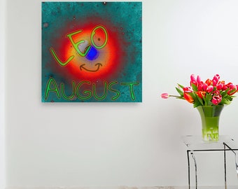 Leo August - Zodiac - Digital Art - Astrology - Download Print