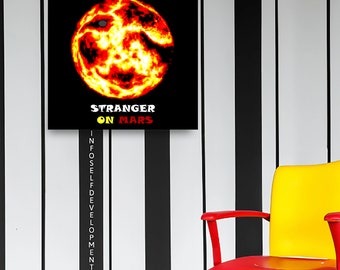 Strangers on Mars -  Digital Art - Planet - Download Print