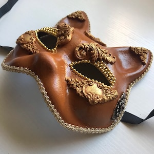 Masquerade Ball Mask, Party Mask, Masquerade Mask, Handmade Mask, Masks for Women, Purim Mask, Burning Man Mask, Cat Mask