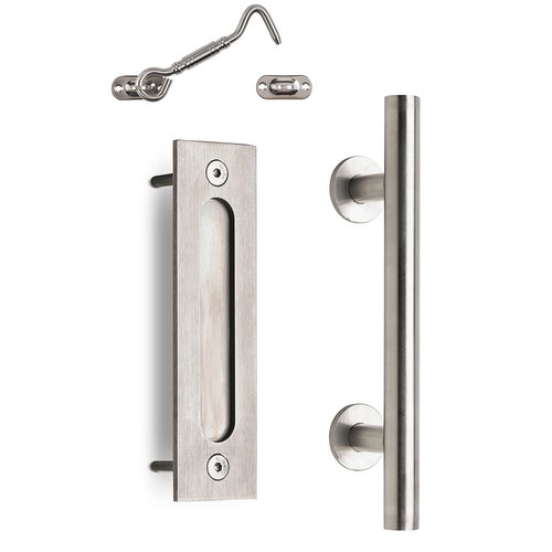 12 Stainless Sliding Barn Door Handle Pull With Flush 12 Stainless Sliding Barn Door Handle, Stainless Sliding Barn Door Hardware