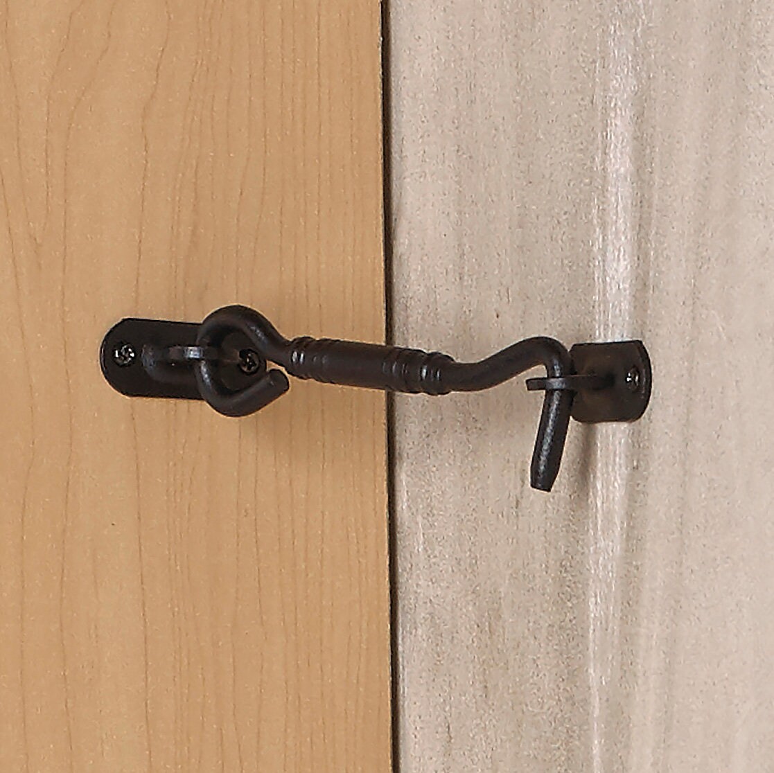 4 Cabin Hook Latch Barn Door Privacy Lock Black Etsy