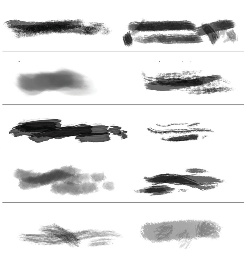 Acryla Paint Brush Tool Presets for CS5 CC Etsy