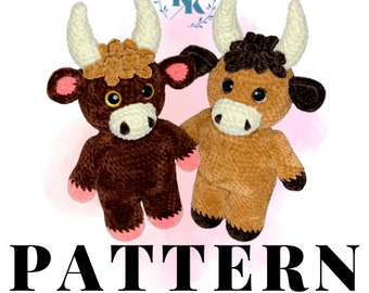 Crochet Highland Cow Pattern