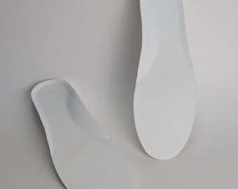 Women's White EVA Insoles - Breathable Mesh Replacement Insole