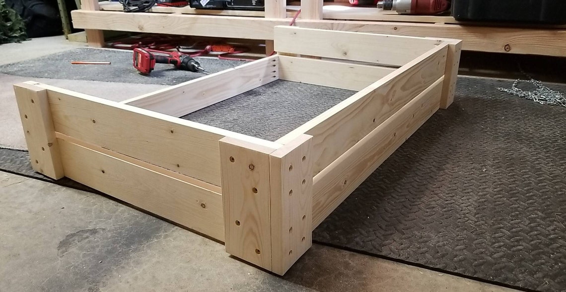 Handmade Custom Rustic Wooden Crate Vintage Style Dog Bed Pet - Etsy - Custom Wooden Dog Crate Beds