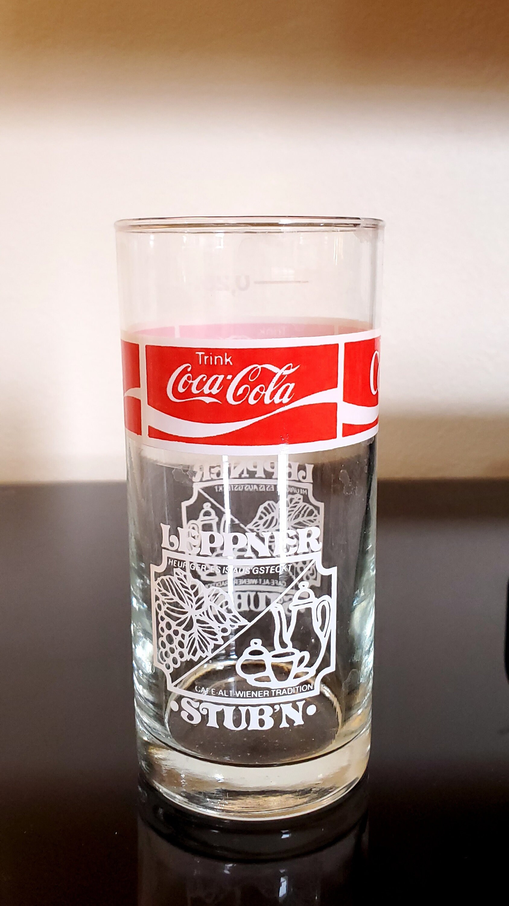 Vintage Coca Cola Glasses With Trinke and Schutzmarke Ornate Design Etsy