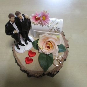 Geldgeschenk zur Hochzeit, Hochzeitspaar schwul Rosen, Geldbox,Männer  - Super Geschenkidee - Neu