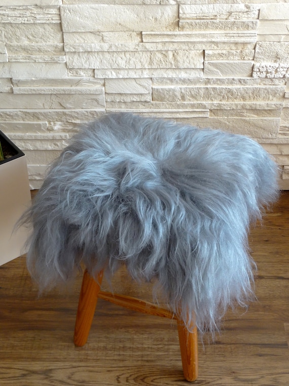 Sheepskin stool online cover