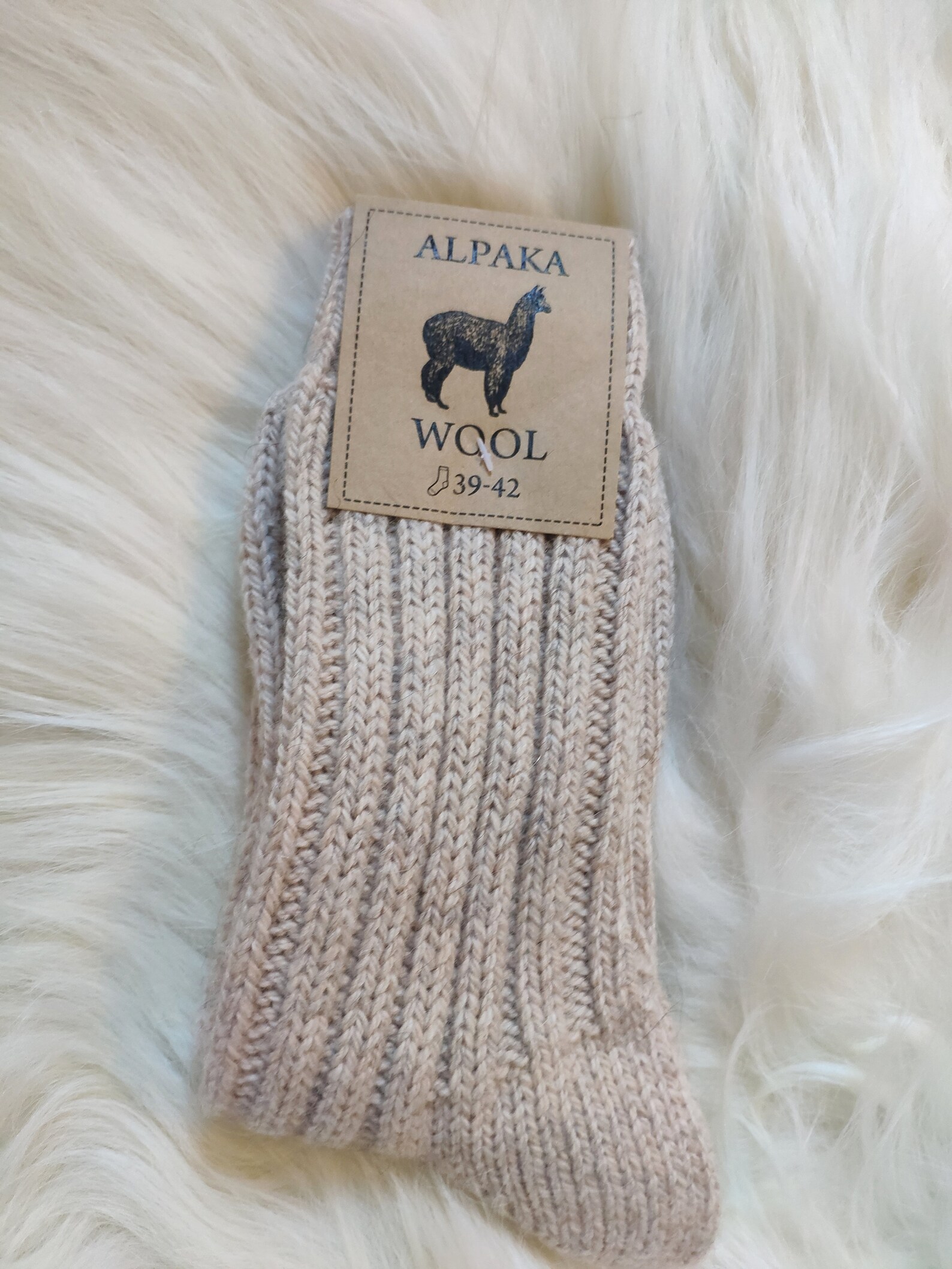 Alpaca Wool Socks Very Warm and Thick High Quality Natural Etsy