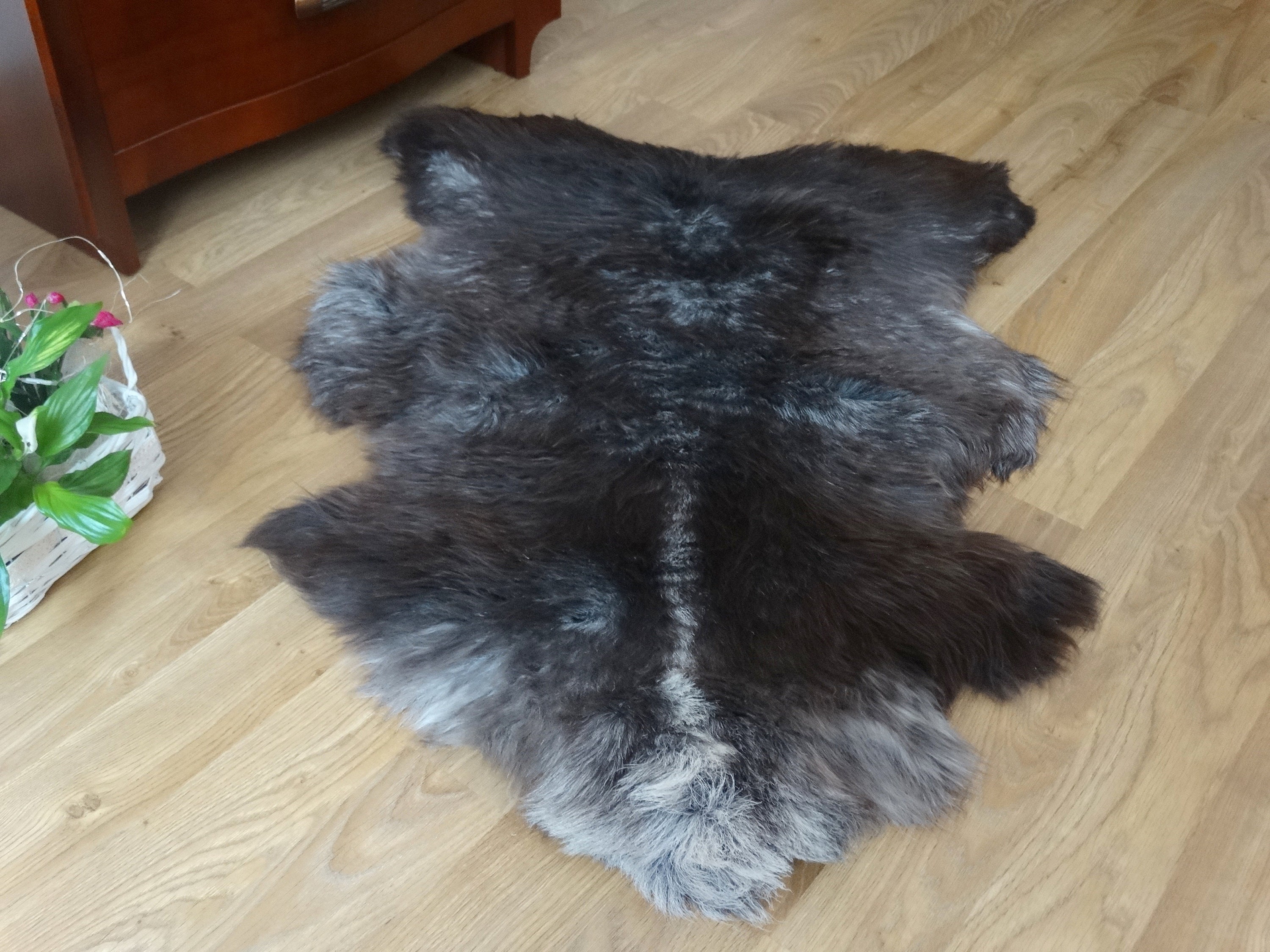 Natural Sheepskin Rug Real Animal Fur Multicolor Sheepskin Etsy UK
