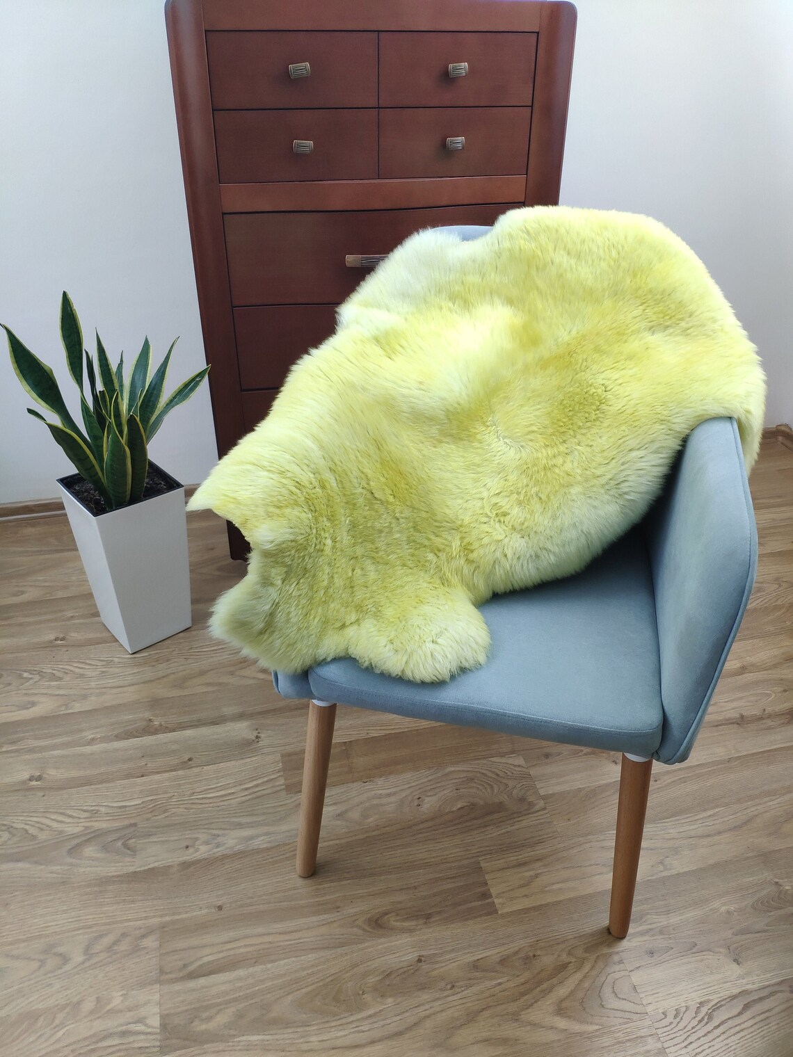 Green Sheepskin Rug Light Green Hide Pelt Sheepskin Rug Etsy