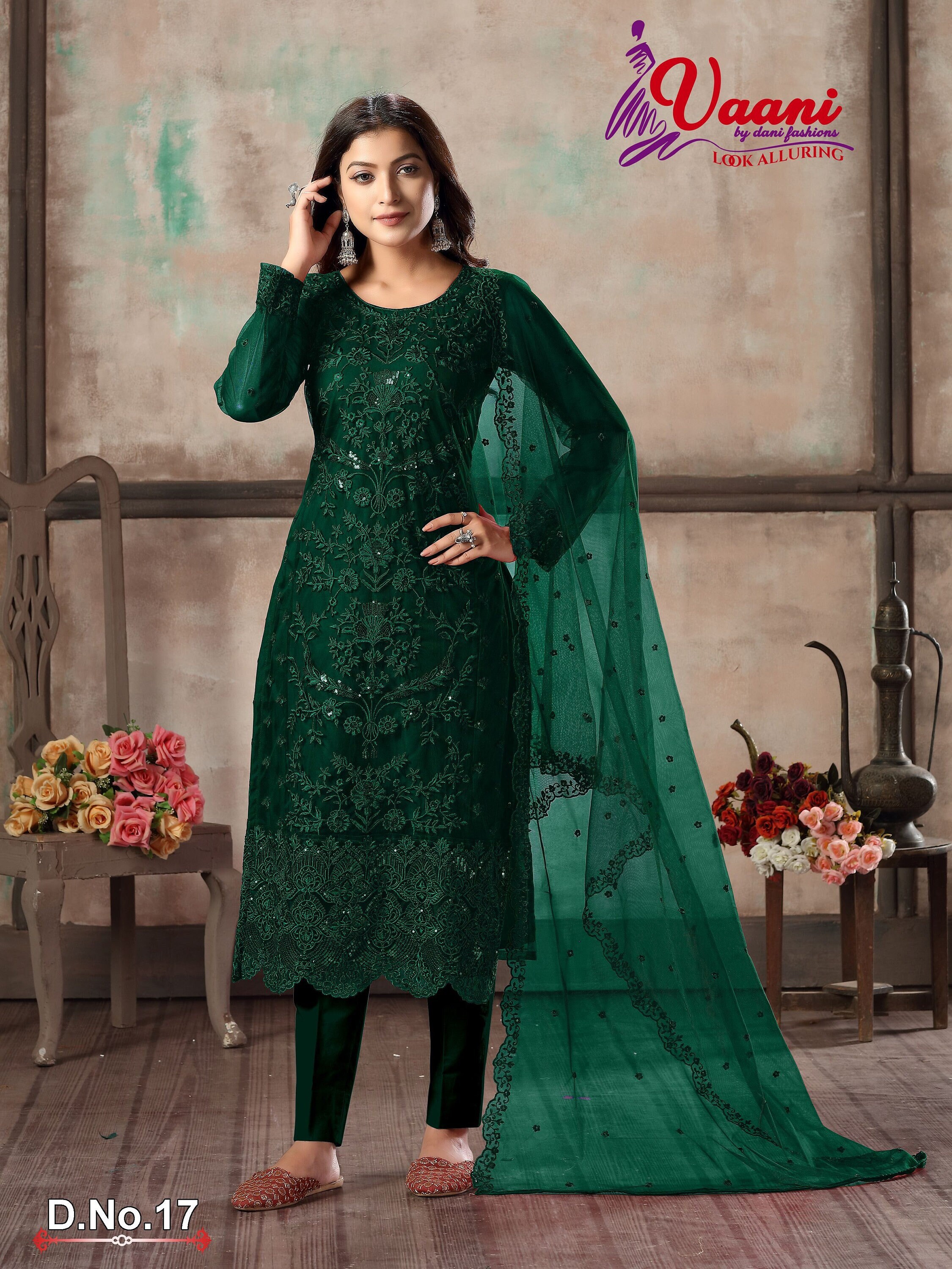 suit with pant style salwar