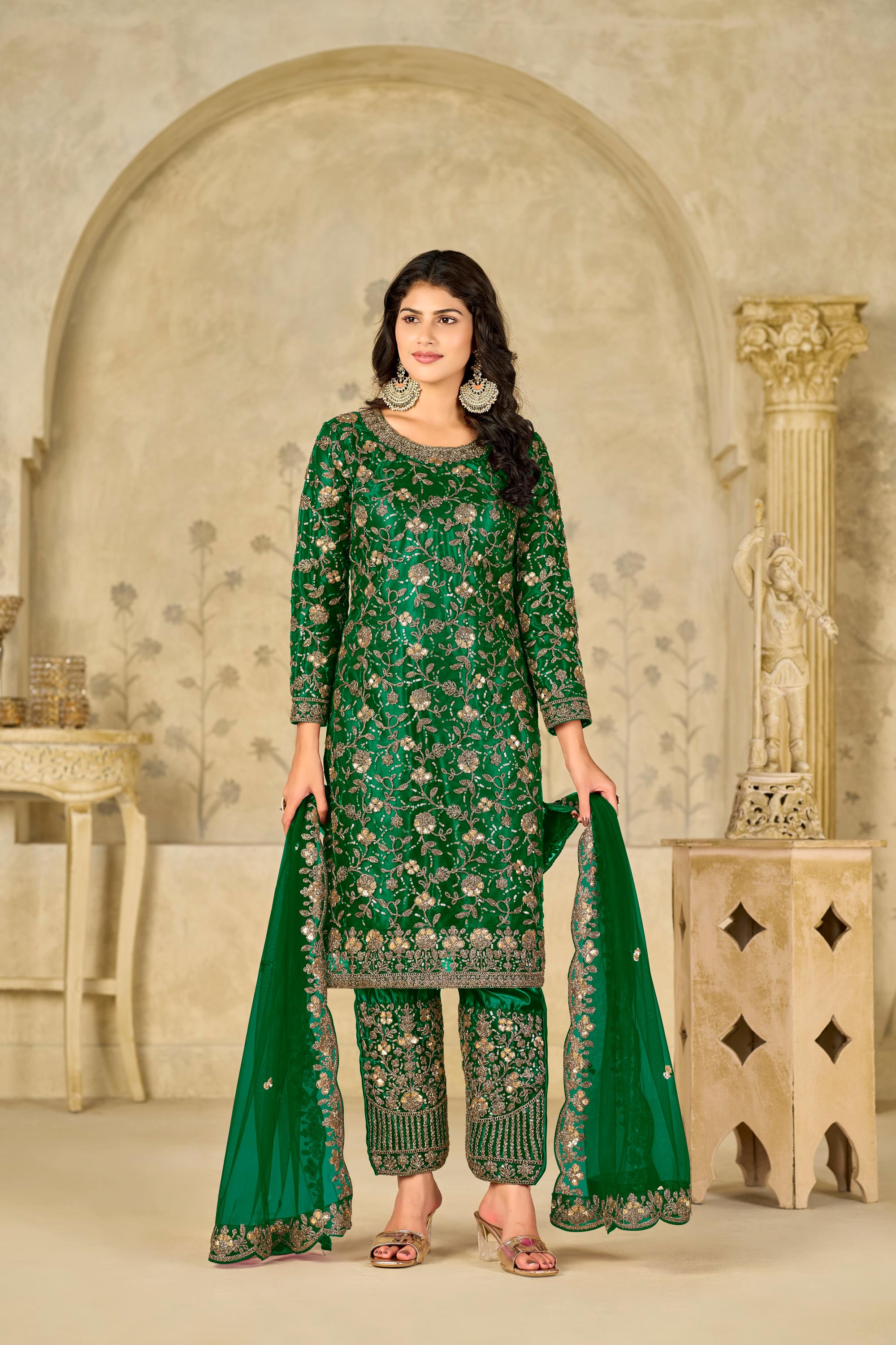 white christmas dresses Gul-e-Khaas – Dark Green Bridal Lehenga for Nikkah & Wedding Reception –  Pakistani Moda