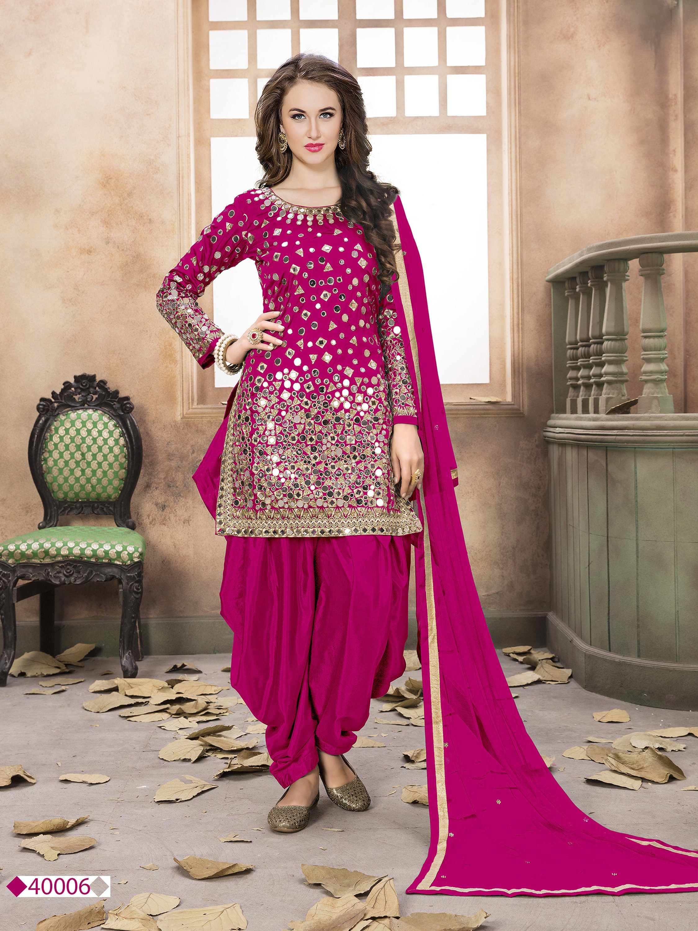 New Marvelous Color Punjabi Patiala Dress Wedding Party Wear picture