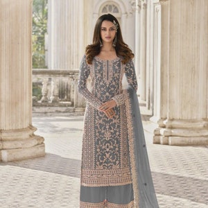 The kurti bazaar Eid special Pakistani designer Salwar Kameez suits ready to wear embroidery work pants pants pants dress, Choice-1, 40