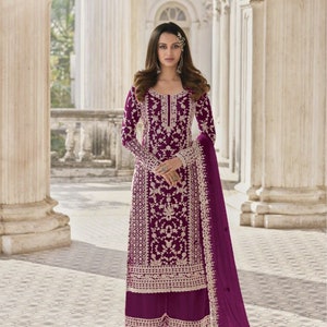 Off White Color Pakistani Designer Salwar Kameez Dupatta Dress Ready ...