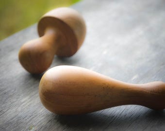 Speciale teakhouten massagestaaf Reflexologie Thaise traditionele rug-, hand- en voetmassage Houten staaf gereedschapsset 4-delig.
