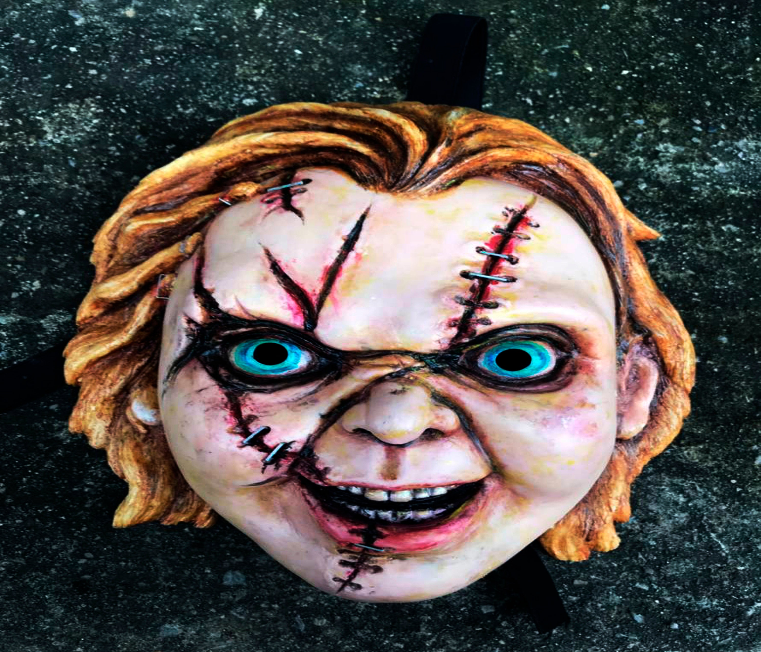 Chucky Mask Cosplay Paintball Airsoft Full Face Mask Prop Helmet Halloween  Custom BB Gun Mask Halloween Costume Mask - Etsy Ireland