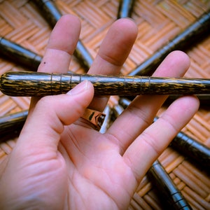 Palo de masaje de pies tailandés de madera de palmera, herramienta de palo de madera para masaje de manos y pies tradicional tailandés, reflexología