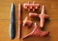 Reflexology Traditional Thai Massage Wooden Stick Tool Hand Head Foot Face Body Massage Tool Massager Set 6 Pcs. product logo