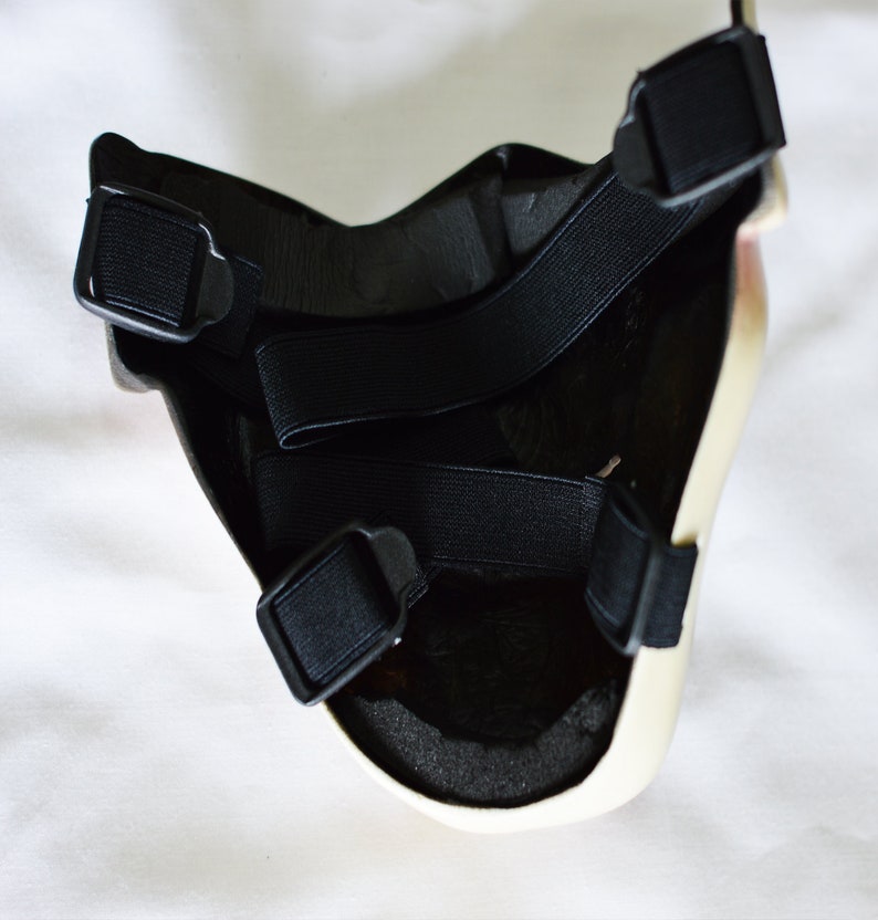 Ivory Japanese Hannya Evil Airsoft Mask and Prop Mask Paint Ball Mask,army of Two Airsoft Mask