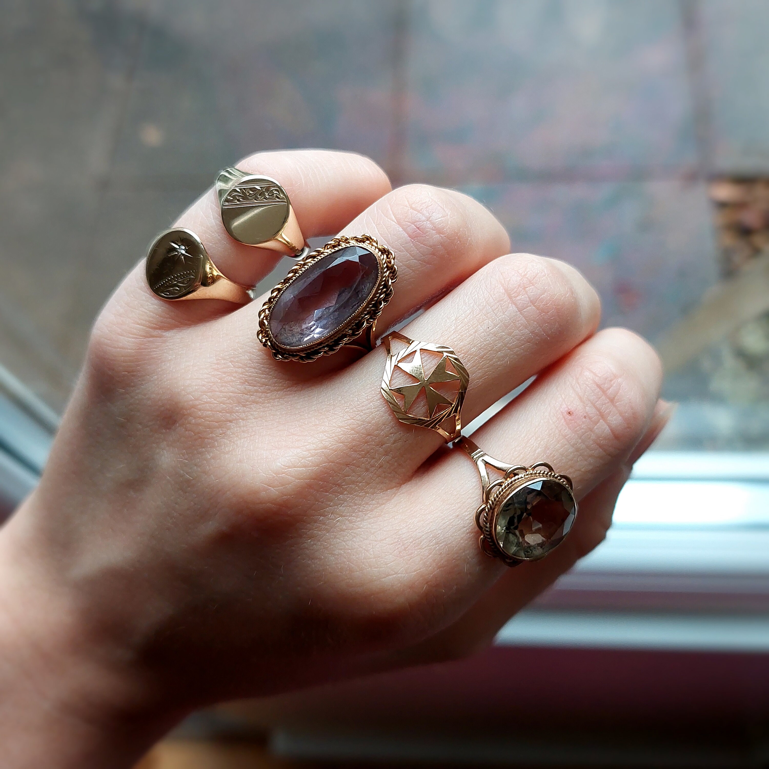 1902年 ゴールド シグネット リング イギリス伝統の指輪、シグネットリング | dupon35｜デュポン35