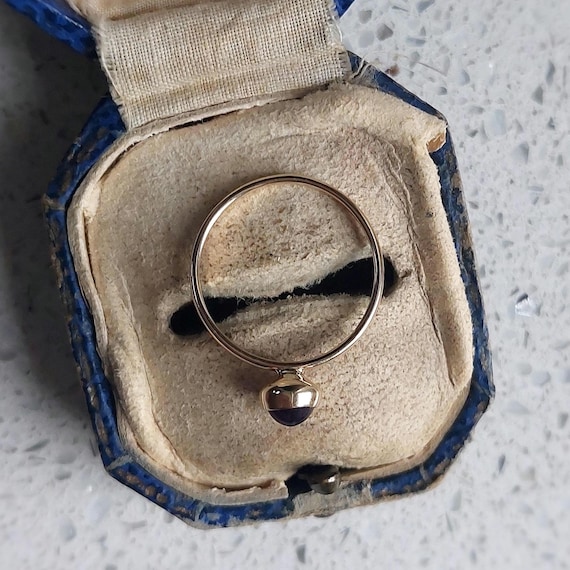 Vintage Amethyst Statement Ring | Solid 9 ct Yell… - image 10