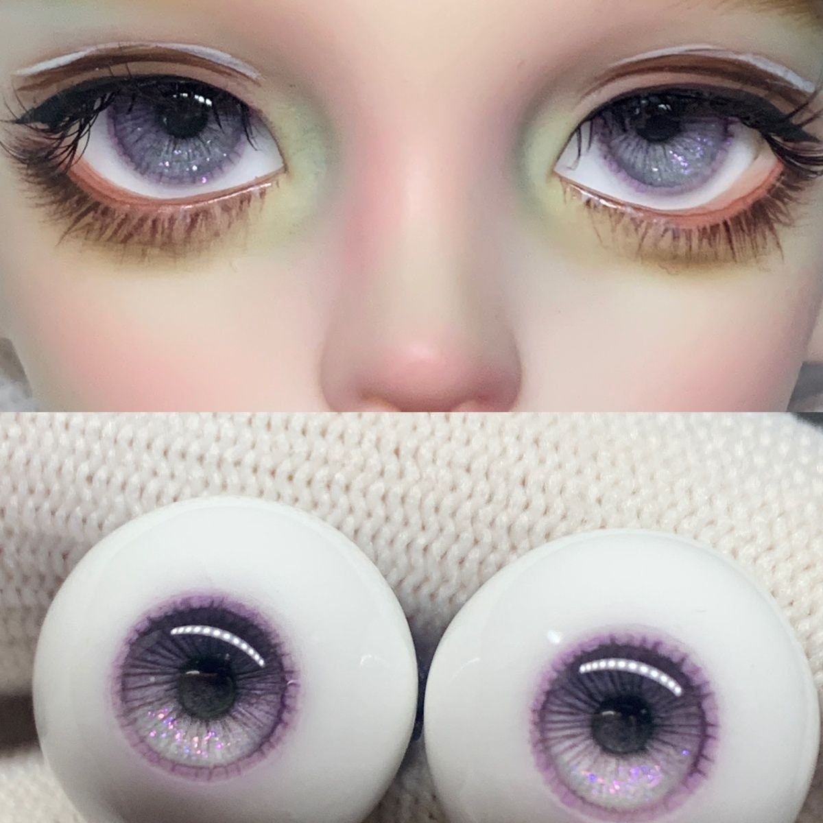 100PCS 18MM Stylish DIY Flatback Resin Charms Wiggly Eyes for Crafts  Eyeballs