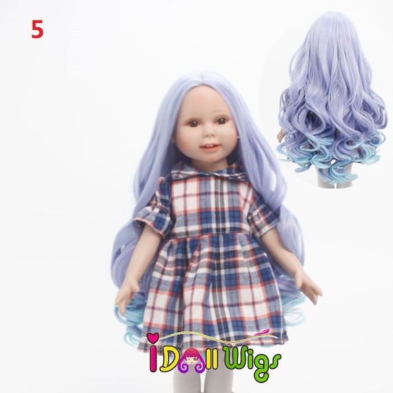 Long Wavy Curly 1//3 Hair Wig for Girl Doll Costume Party Baby Gift~