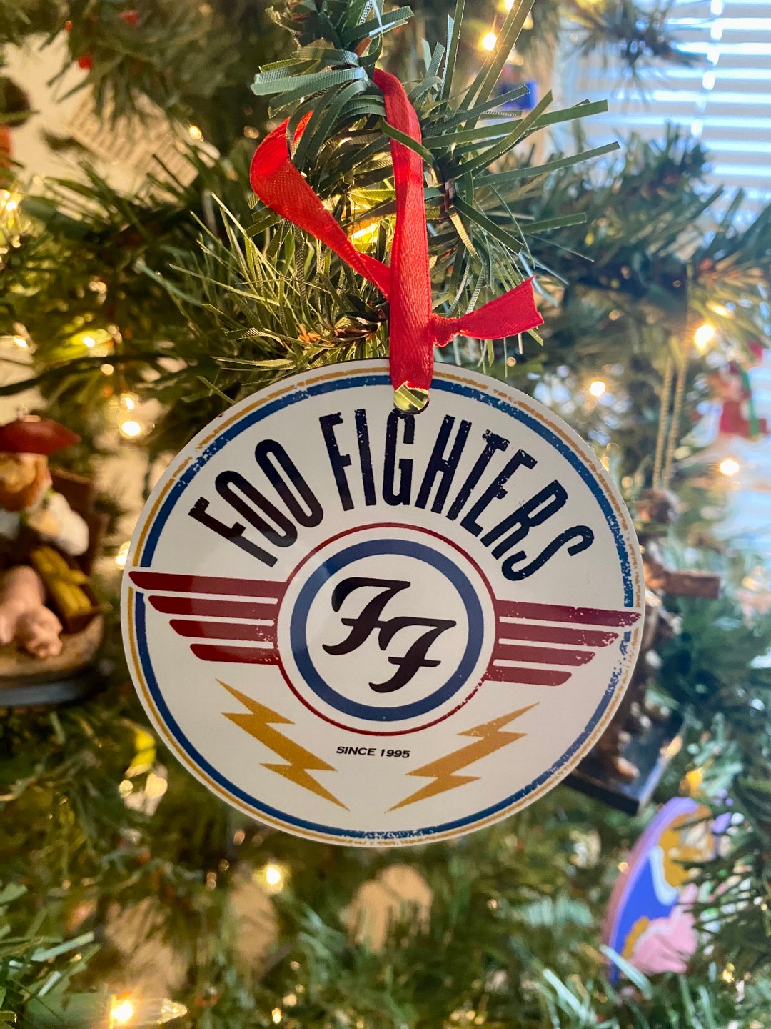 Foo Fighters Christmas Ornament 