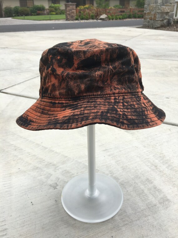 Bleached Bucket Hat Tie Dye Bucket Hat 