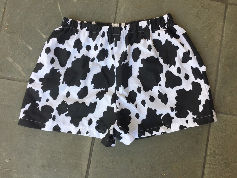 Cow Shorts  Box Cut Festival Shorts Boxer Shorts Cow image 10
