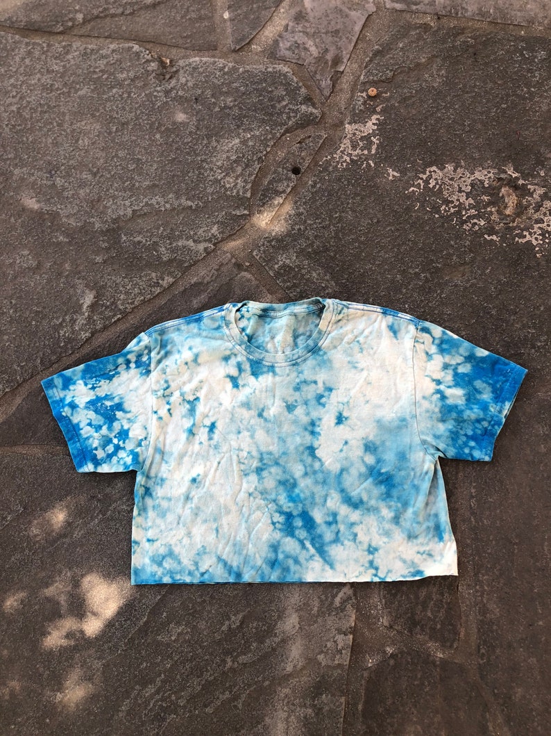 bleach dye crop top