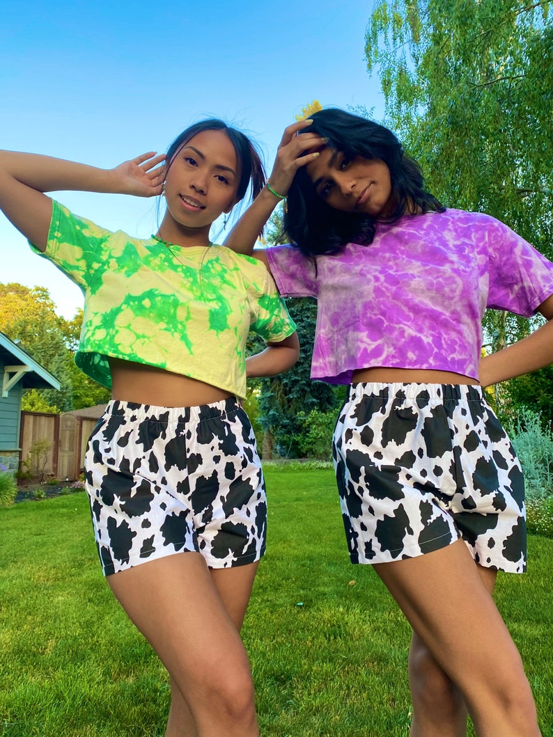 Cow Shorts  Box Cut Festival Shorts Boxer Shorts Cow image 1